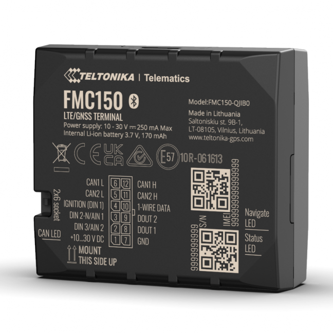 FMC150 4G TELTONIKA GPS TRACKER EXTENDED CAN 2